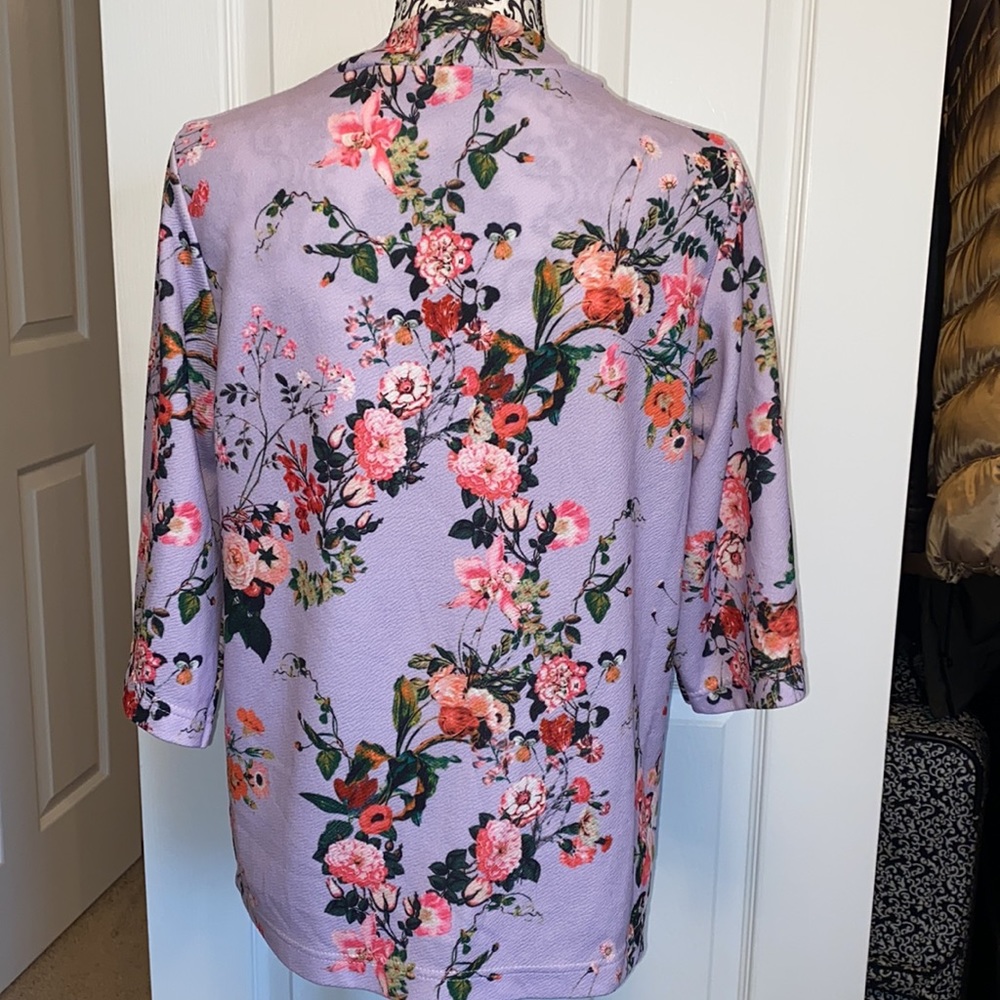 Boohoo Floral Print Kimono - Picture 9 of 12